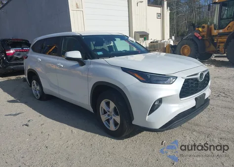 2023 Toyota Highlander Le z USA, uszkodzony, nr VIN 5TDKDRAH0PS505047